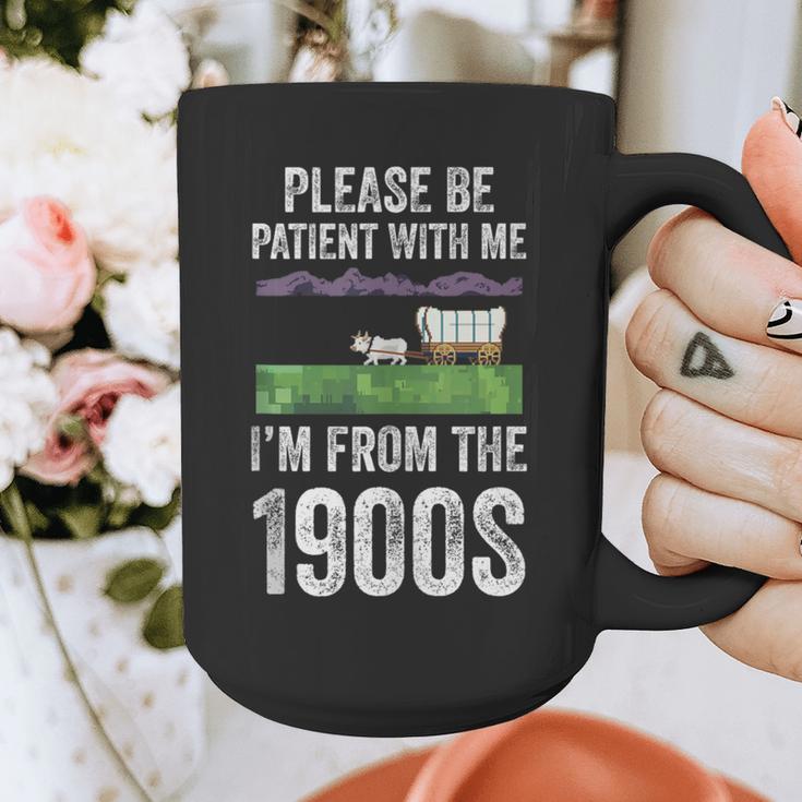 Please Be Patient With Me I'm From The 1900s Vintage Ox Graphic Print Coffee Mug