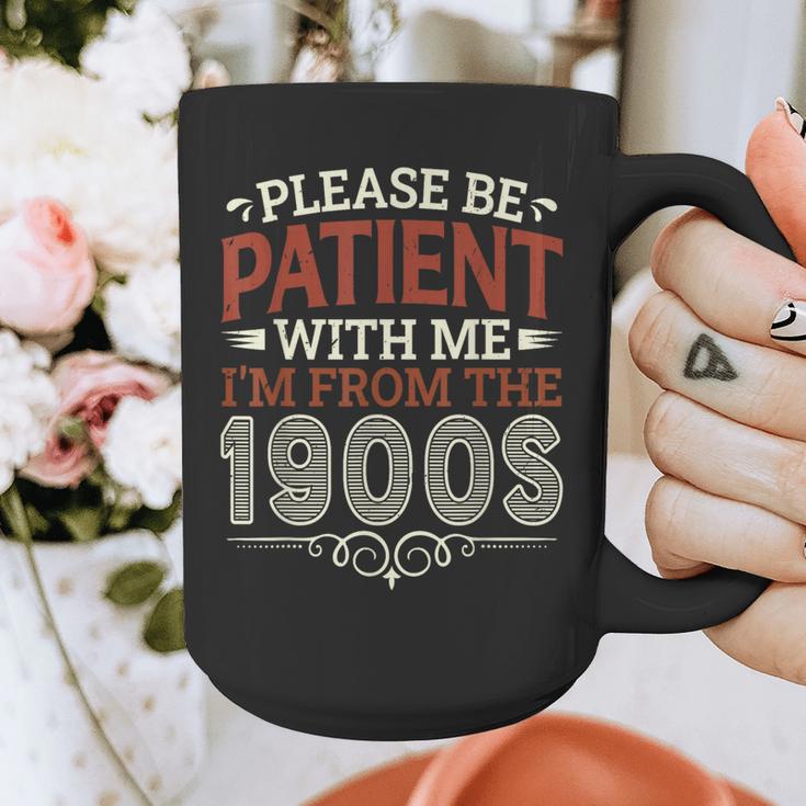 Please Be Patient With Me I'm From The 1900s Vintage Style Graphic Print Coffee Mug
