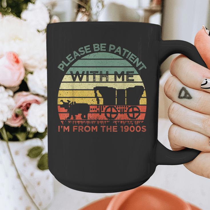 Please Be Patient With Me I'm From The 1900s Vintage Sunset Graphic Print Coffee Mug