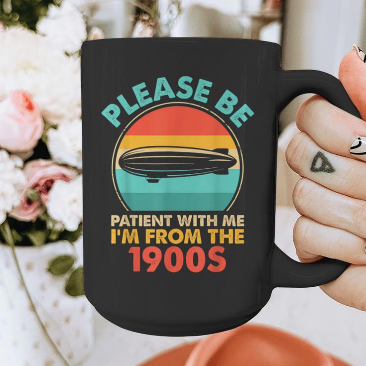 Please Be Patient I'm From The 1900s Vintage Zeppelin Graphic Print Coffee Mug