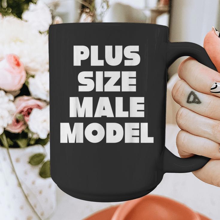 Plus Size Male Model Fat Guy Or Dad BOD Graphic Print Coffee Mug
