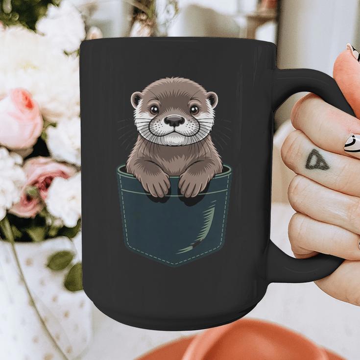 Pocket Otter Lover Introvert Cute Animal Fun Surprise Graphic Print Coffee Mug Pocket Otter Lover Introvert Cute Animal Fun Surprise Graphic Print Coffee Mug