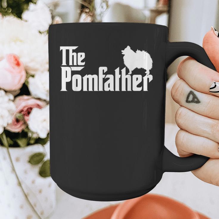 Pomeranian Father Dad The Pom Father Dog Lover Small Graphic Print Coffee Mug