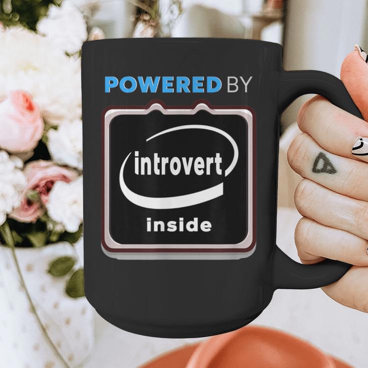 Powered By Introvert Inside Embrace Your Quiet Strength Graphic Print Coffee Mug Powered By Introvert Inside Embrace Your Quiet Strength Graphic Print Coffee Mug