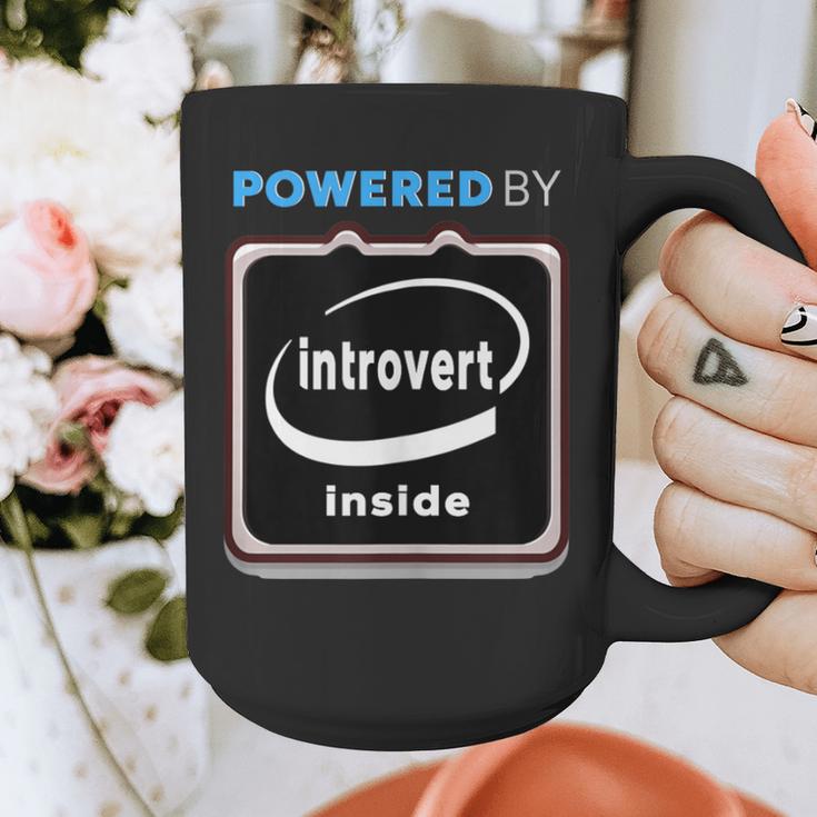 Powered By Introvert Inside Embrace Your Quiet Strength Graphic Print Coffee Mug Powered By Introvert Inside Embrace Your Quiet Strength Graphic Print Coffee Mug