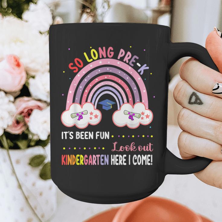 Pre k Graduation Class 2025 Graduate Pre-k Rainbow Girls Graphic Print Coffee Mug
