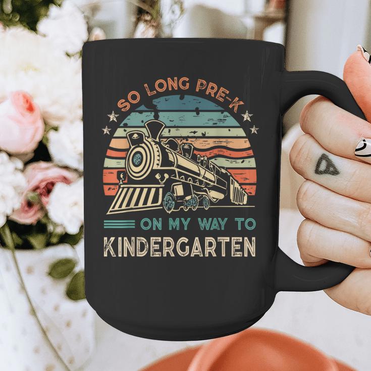 Pre-k Graduation To Kindergarten Retro Vintage Train Kids Graphic Print Coffee Mug