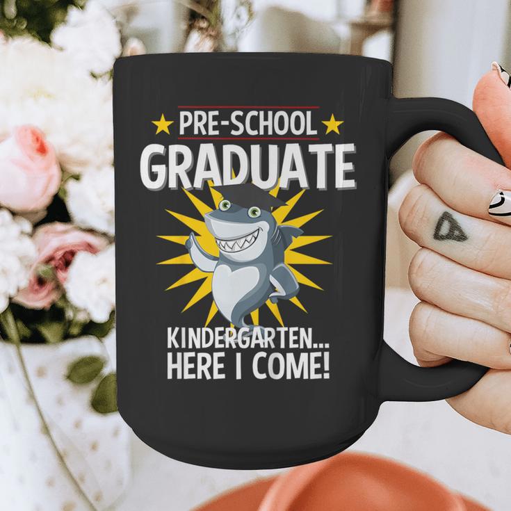 Pre K Graduation Shirts Shark Grad Toddler Graphic Print Coffee Mug