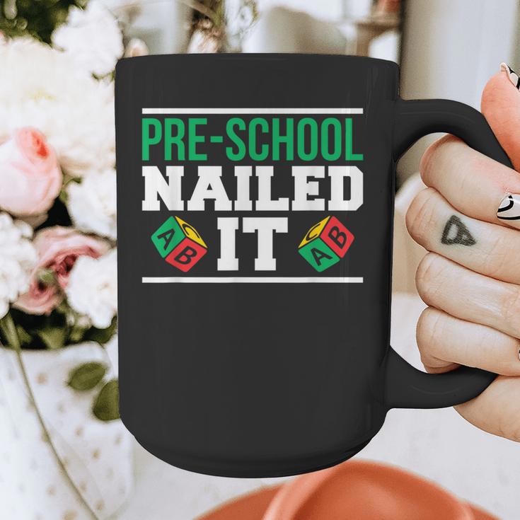 Pre-School Nailed It Shirt GraduationShirt Graphic Print Coffee Mug