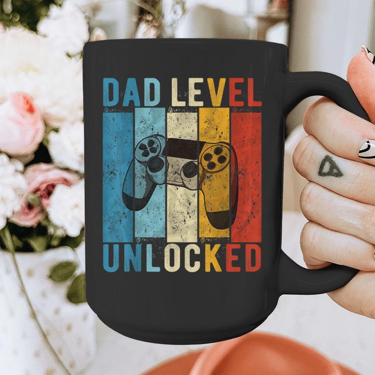 Pregnancy Announcement Dad Level Unlocked New Daddy Father Graphic Print Coffee Mug