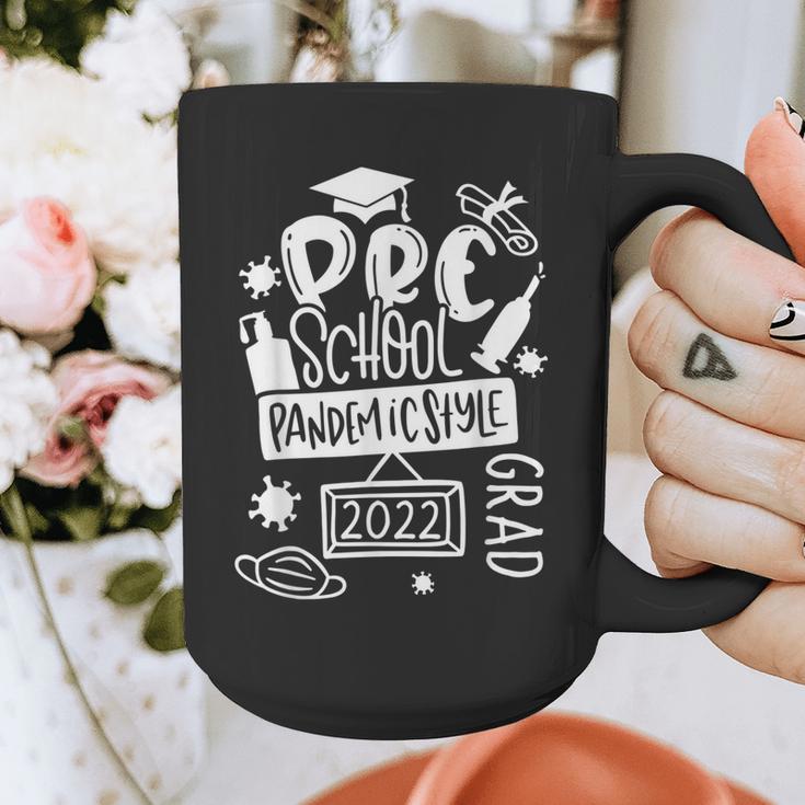 Preschool 2022 Graduate Pandemicstyle Prek3 Prek4 Graduation Graphic Print Coffee Mug