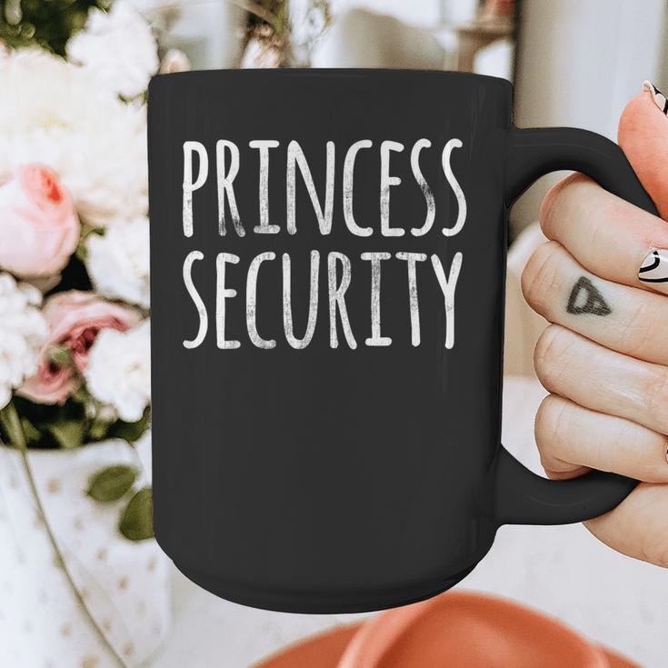 Princess Security Halloween Costume Dad Men Matching Easy Small Graphic Print Coffee Mug