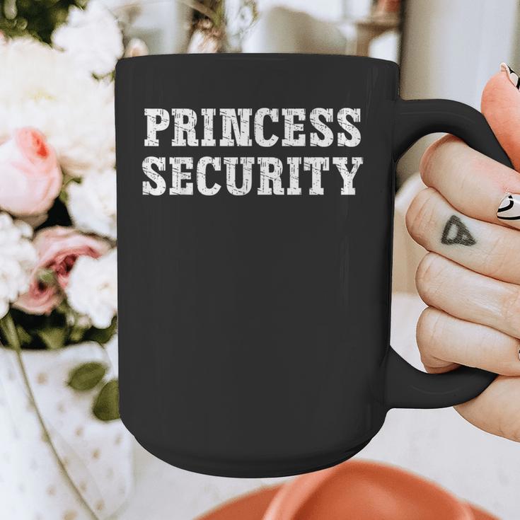 Princess Security Matching Boys Dad Mom Vintage Birthday Graphic Print Coffee Mug