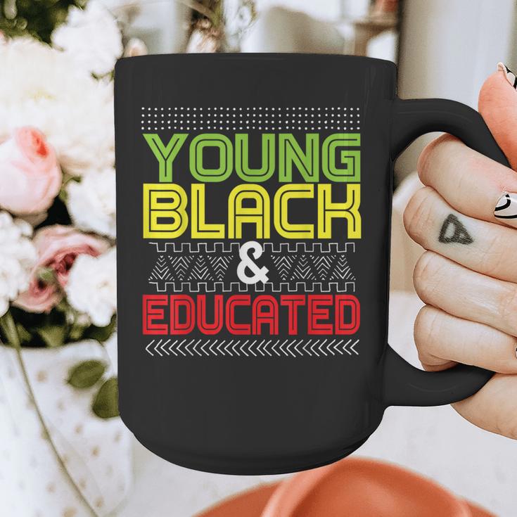 Proud African American Educated Graduation Graphic Print Coffee Mug