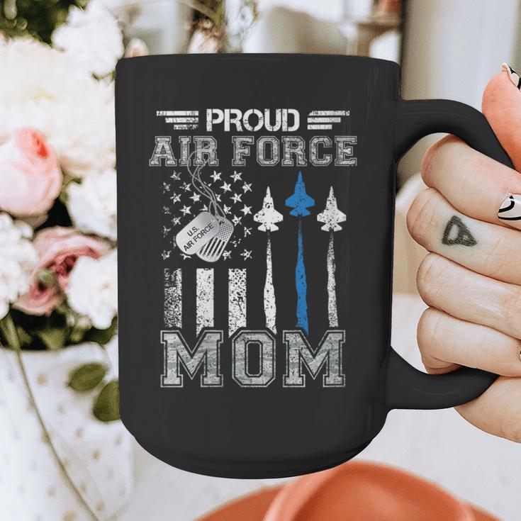 Proud Air Force Mom US Air Force Graduation Mom Graphic Print Coffee Mug