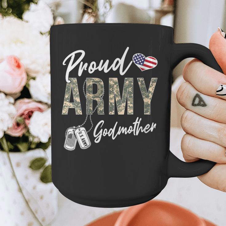 Proud Army Godmother Army Graduation Godmother US Army Graphic Print Coffee Mug