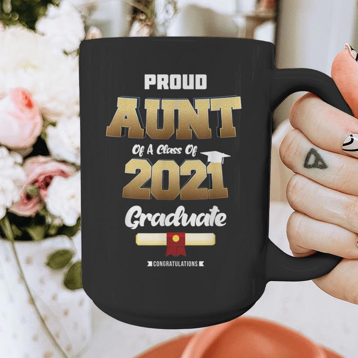 Proud Aunt Of Class Of 2021Shirt Class 2021 Graduation Graphic Print Coffee Mug