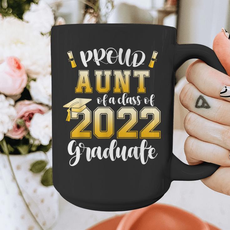 Proud Aunt Of a Class Of 2022 Graduate Graduation 2022 Women Graphic Print Coffee Mug