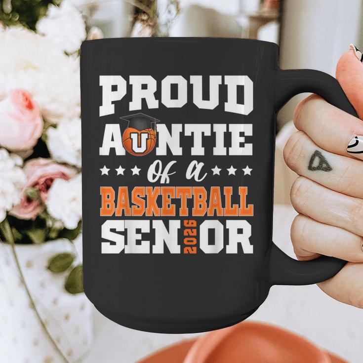 Proud Auntie Of a Basketball Senior 2026 Graduation Gifts Graphic Print Coffee Mug