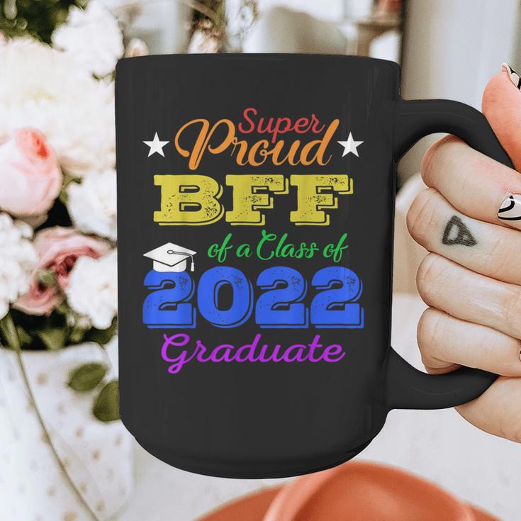 Proud Bff Of 2022 Graduate Class 2022 Graduation Family Graphic Print Coffee Mug