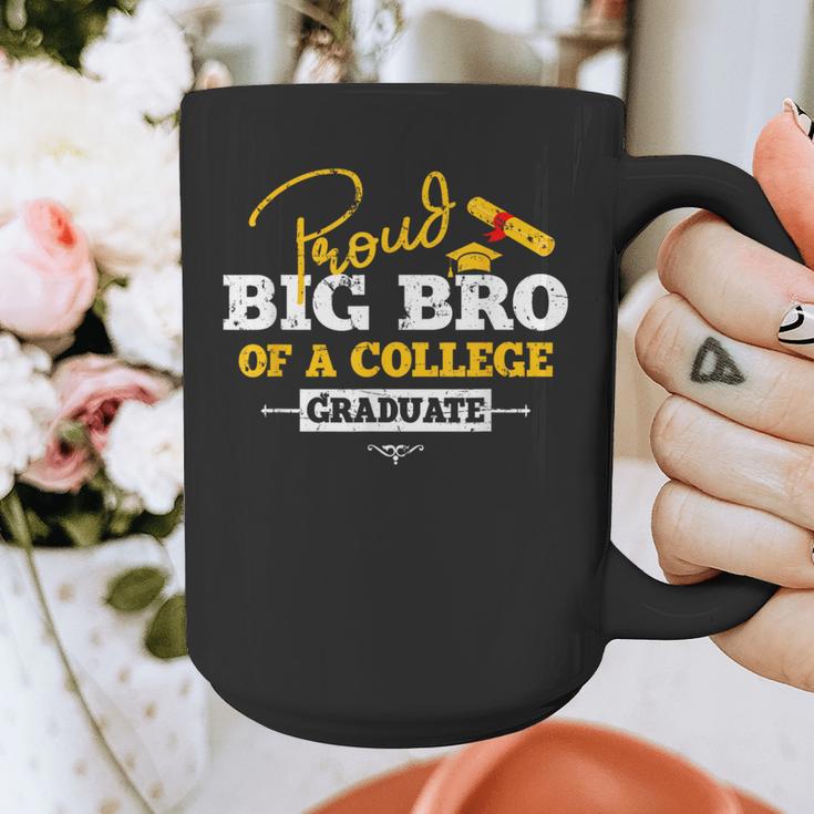Proud Big Bro Of a College Graduate Graduation Grad Graphic Print Coffee Mug