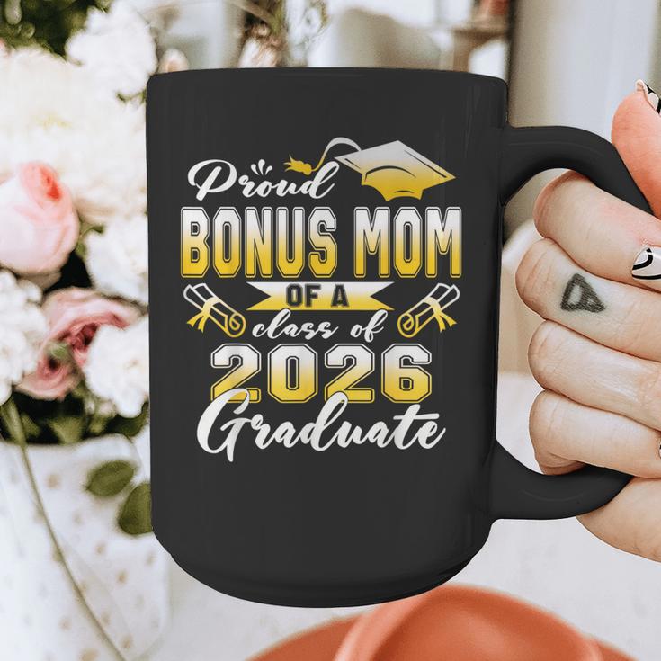 Proud Bonus Mom Of a Class Of 2026 Graduate Graduation 2026 Graphic Print Coffee Mug