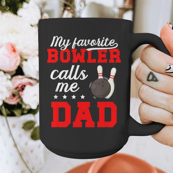 Proud Bowling Dad Of A Bowler Dad Bowling Father Graphic Print Coffee Mug
