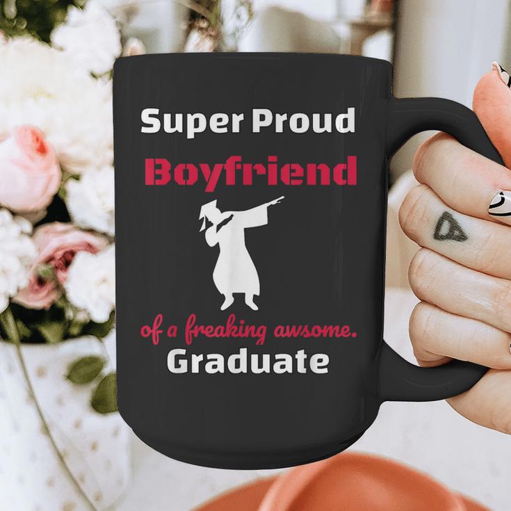 Proud Boyfriend Of 2018 Graduate Dabbing Graduation Graphic Print Coffee Mug