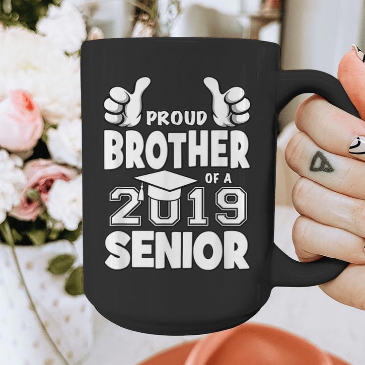 Proud Brother Of A 2019 Senior School Graduation Shirt Graphic Print Coffee Mug