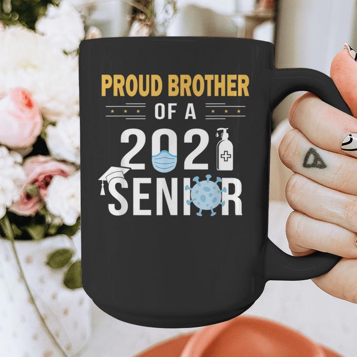 Proud Brother Of a 2021 Senior Shirt Graduation Graphic Print Coffee Mug