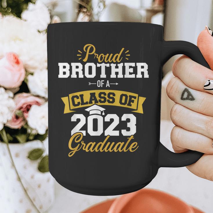 Proud Brother Of a Class Of 2023 Graduate Senior Graduation Graphic Print Coffee Mug