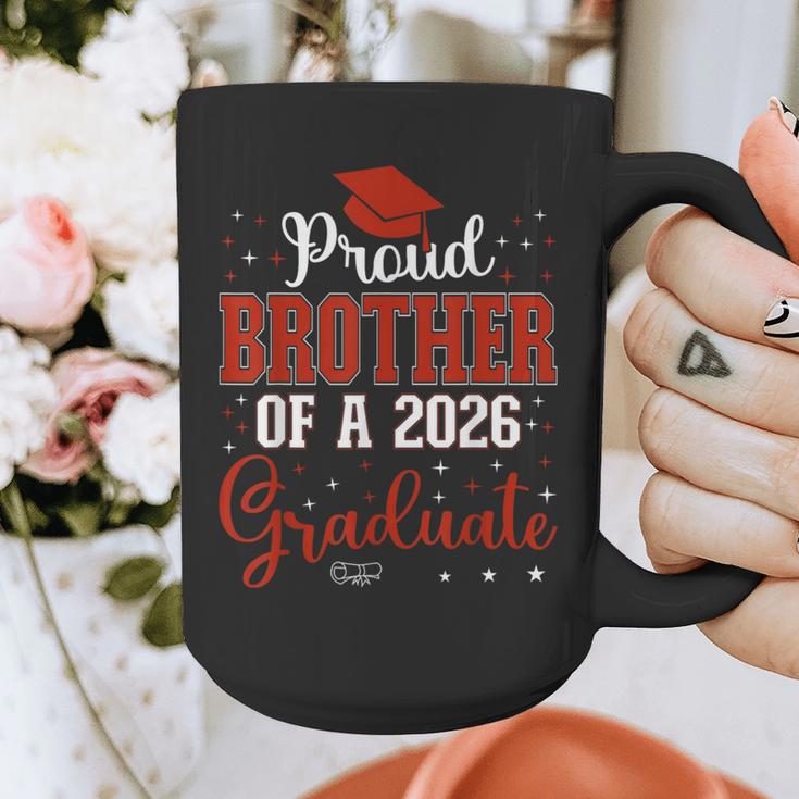 Proud Brother Of a Class Of 2026 Graduate For Graduation Graphic Print Coffee Mug