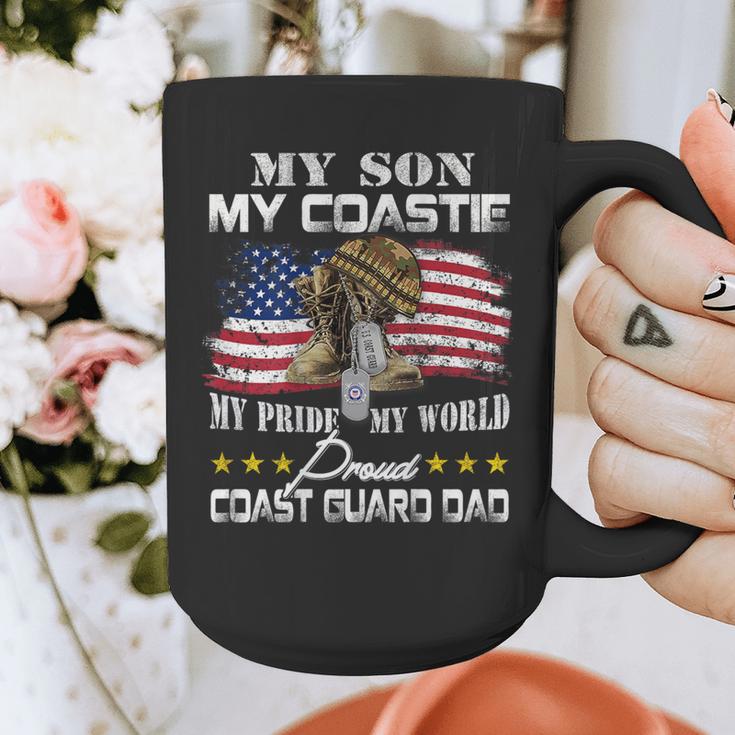 Proud Coast Guard Dad Coast Guard Graduation Dad Graphic Print Coffee Mug