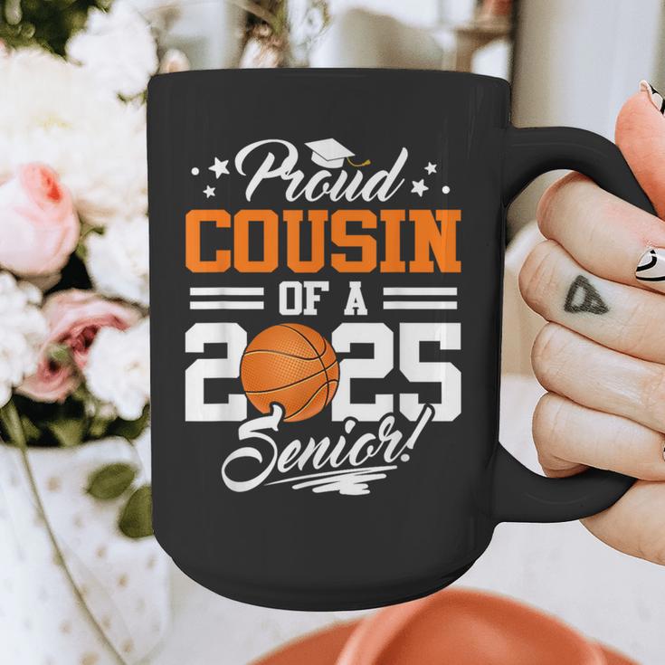 Proud Cousin Of A 2025 Senior Basketball Graduation Graphic Print Coffee Mug