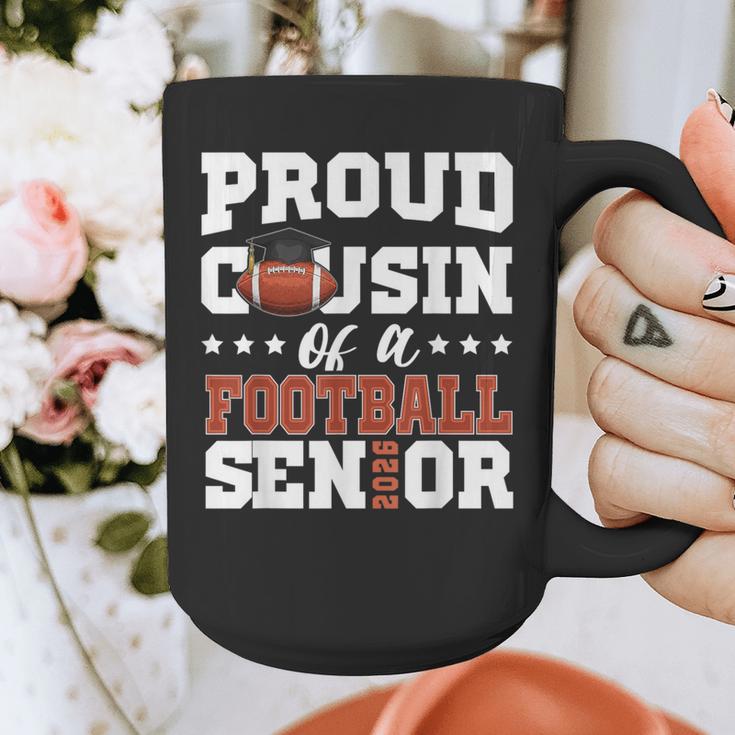Proud Cousin Of a Football Senior 2026 Graduation Gifts Graphic Print Coffee Mug