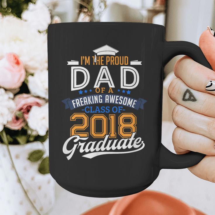 Proud Dad Of A 2018 Graduate Shirt Graduation Grad Class Graphic Print Coffee Mug