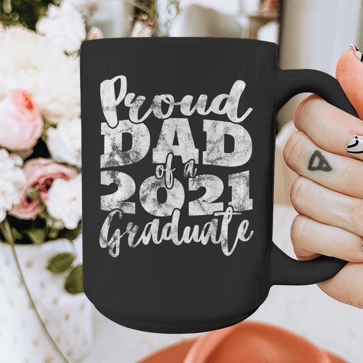 Proud Dad Of a 2021 Graduate Father Senior 21 Graduation Graphic Print Coffee Mug