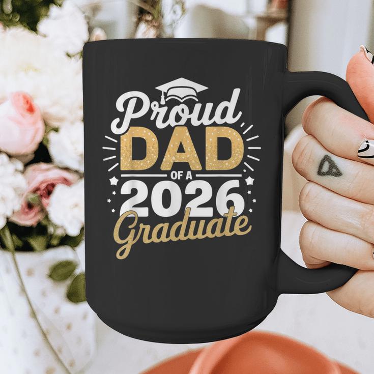 Proud Dad Of A 2026 Graduate Class Of 2026 Dad Graduation Graphic Print Coffee Mug