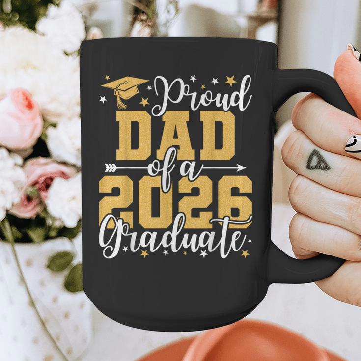 Proud Dad Of A 2026 Graduate Senior Graduation Class Of 2026 Graphic Print Coffee Mug