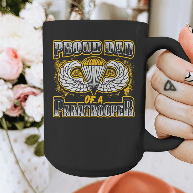 Proud Dad Of a Airborne Division Paratrooper Graphic Print Coffee Mug