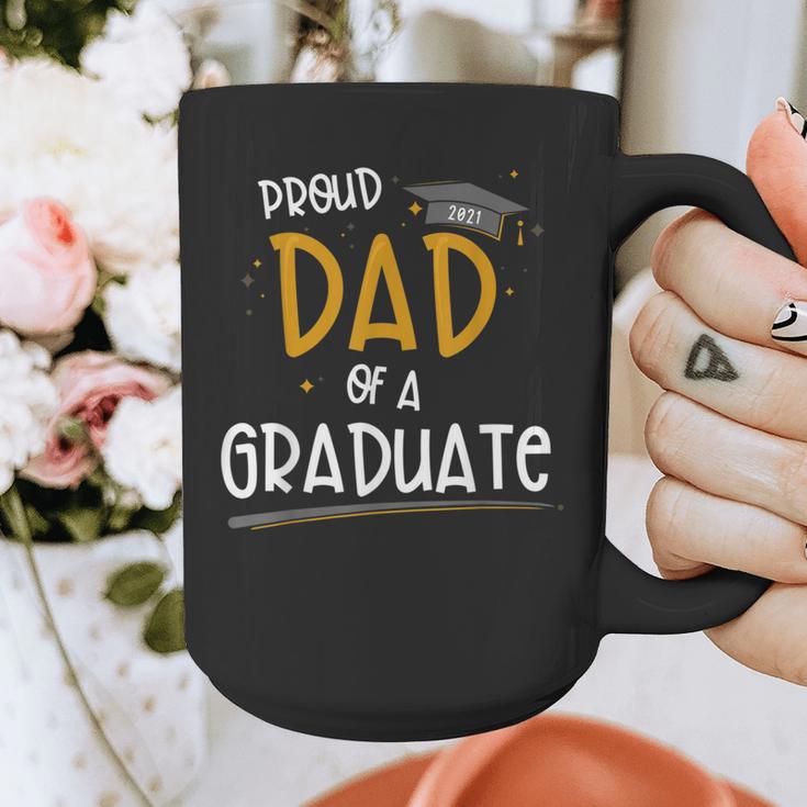Proud Dad Of A Class Of 2021 Graduate Graduation Graphic Print Coffee Mug