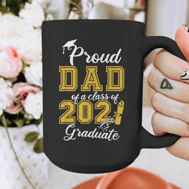 Proud Dad Of a Class Of 2021 Graduate Graduation Senior 2021 Graphic Print Coffee Mug