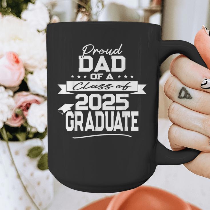 Proud Dad Class Of 2025 Graduate Graduation Ceremony Graphic Print Coffee Mug