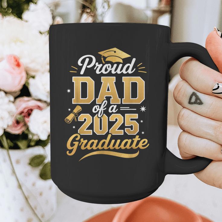 Proud Dad Of a Class Of 2025 Graduate Senior Graduation Graphic Print Coffee Mug