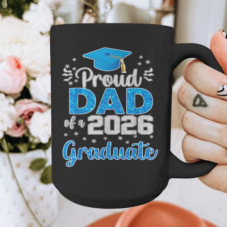 Proud Dad Of a Class Of 2026 Graduate Senior 2026 Graphic Print Coffee Mug