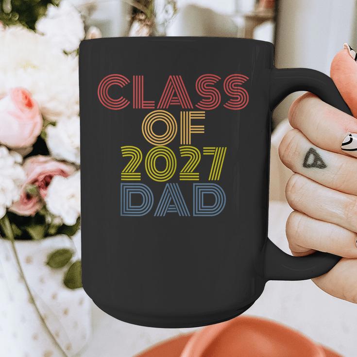Proud Dad Of A Class Of 2027 Graduate Senior Graduation Graphic Print Coffee Mug