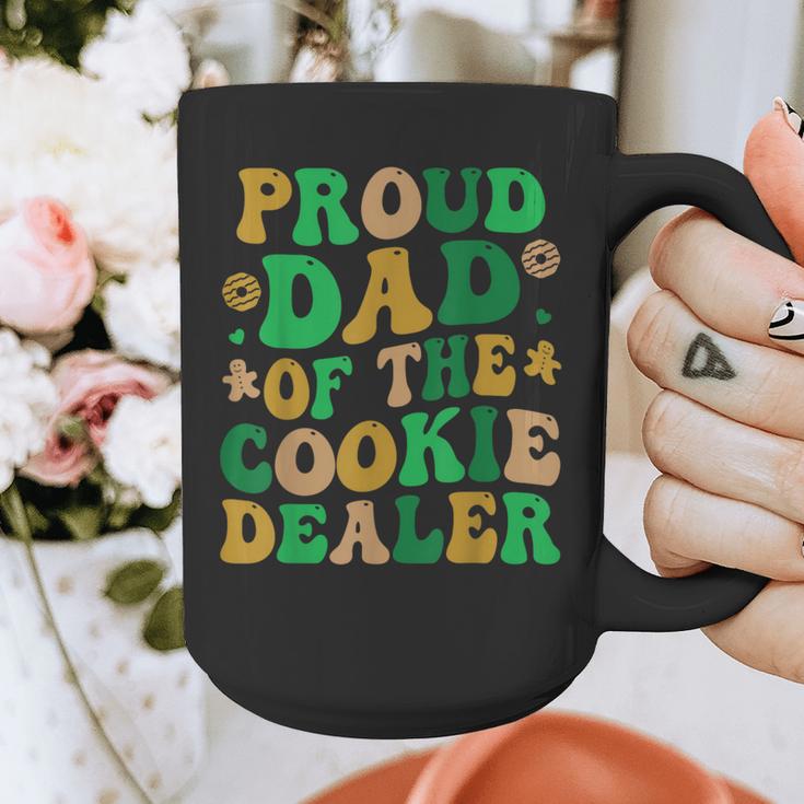 Proud Dad Of a Cookie Dealer Scout Troop Cookie Dealer Girls Graphic Print Coffee Mug