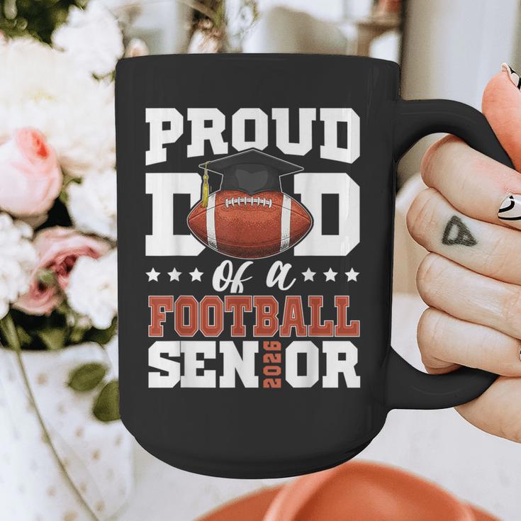 Proud Dad Of a Football Senior 2026 Graduation Graphic Print Coffee Mug