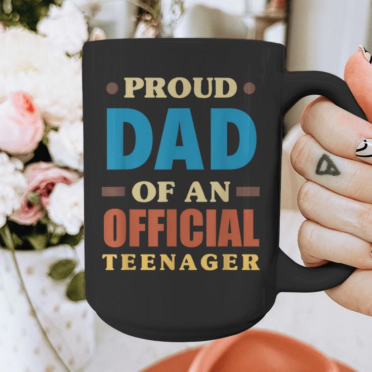 Proud Dad Of An Official Teenager 13th Birthday Family Graphic Print Coffee Mug