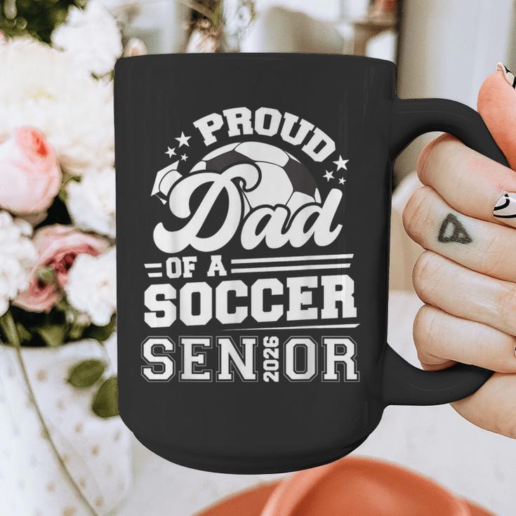 Proud Dad Of A Soccer Ball Senior Class Of 2026 Graduation Graphic Print Coffee Mug